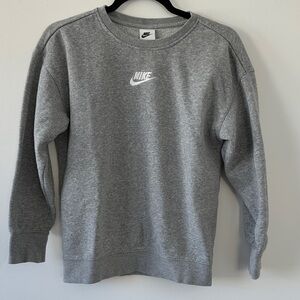 Nike Kids Classic Gray Crewneck Sweater